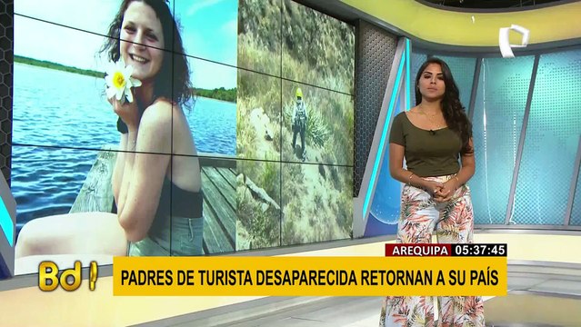 Arequipa: padres de turista belga volvieron a su país tras varios días de infructuosa búsqueda
