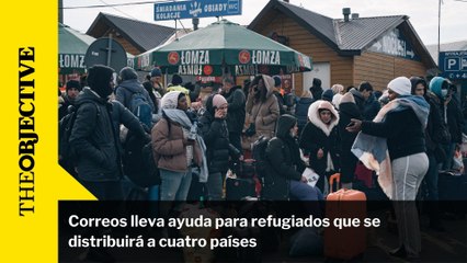 Correos lleva ayuda para refugiados que se distribuirá a cuatro países