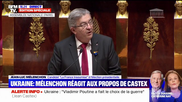 Jean-Luc Mélenchon: Le peuple russe n'est pas notre ennemi, ne le confondons pas avec le régime nationaliste qui est en place