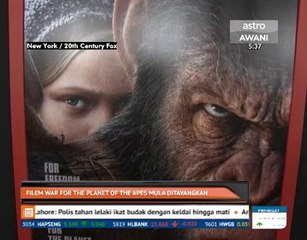 Filem War For The Planet Of The Apes mula ditayangkan