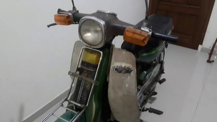 yamaha bebek v80 warna hijau disukai gadis gadis tahun 80an