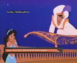 Disney masih gagal mencari aktor watak Aladdin