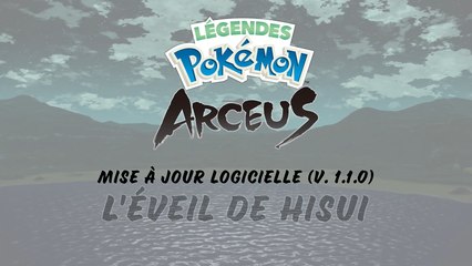 Pokémon Legends Arceus Patch Notes for version 1.1