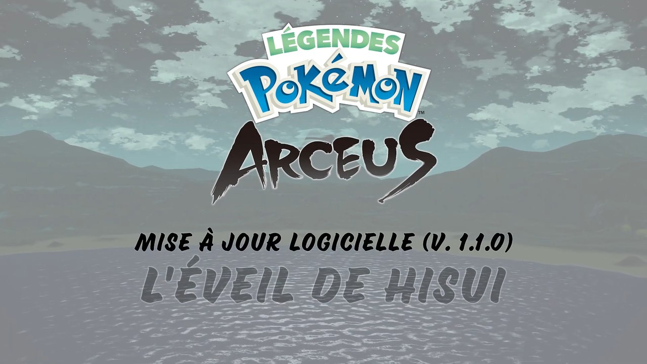Pokémon Legends Arceus Patch Notes for version 1.1