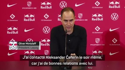 Guerre en Ukraine - Le président du RB Leipzig au bord des larmes : "Nous avons été touchés par les critiques"