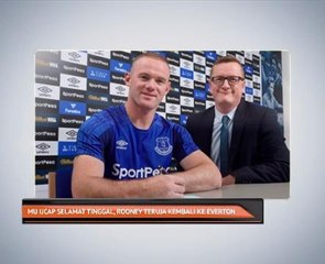 MU ucap selamat tinggal, Rooney teruja kembali ke Everton