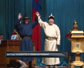 Khaltmaa Battulga inaugurated as Mongolian President