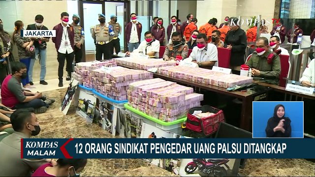 12 Pengedar Uang Palsu Mata Uang Rupiah dan USD Ditangkap, Pelaku Terancam 15 Tahun Penjara!