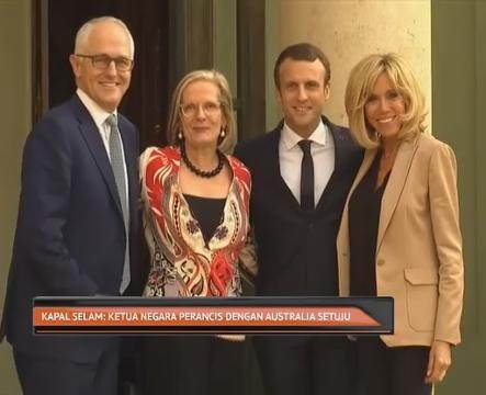 Kapal selam: Ketua negara Perancis dengan Australia setuju