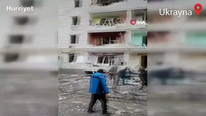 Ukrayna’nın Borodyanka şehrinde sivil yerleşim yerlerinin vurulduğu bildirildi