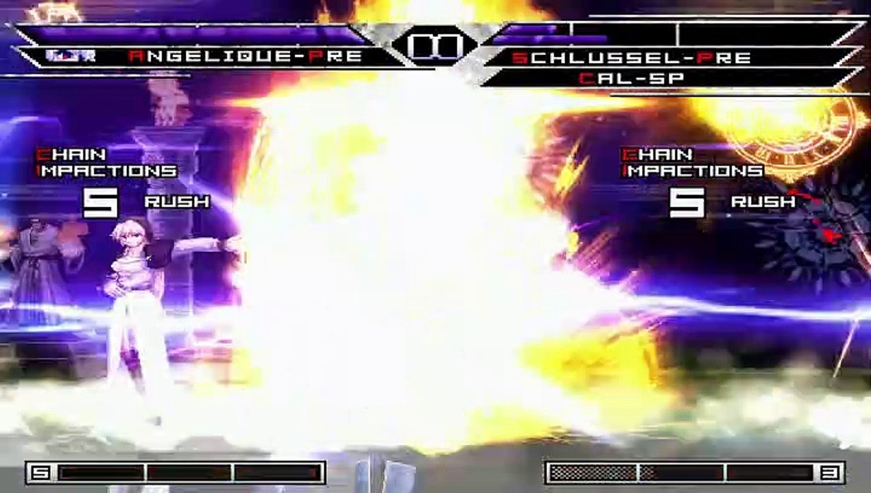 KOF MUGEN Angelique-PRE VS Tag Team Schlussel-PRE & Cal-SP