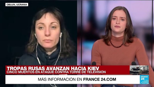 Informe desde Kiev: Rusia bombardea torre televisiva de Kiev y deja cinco muertos