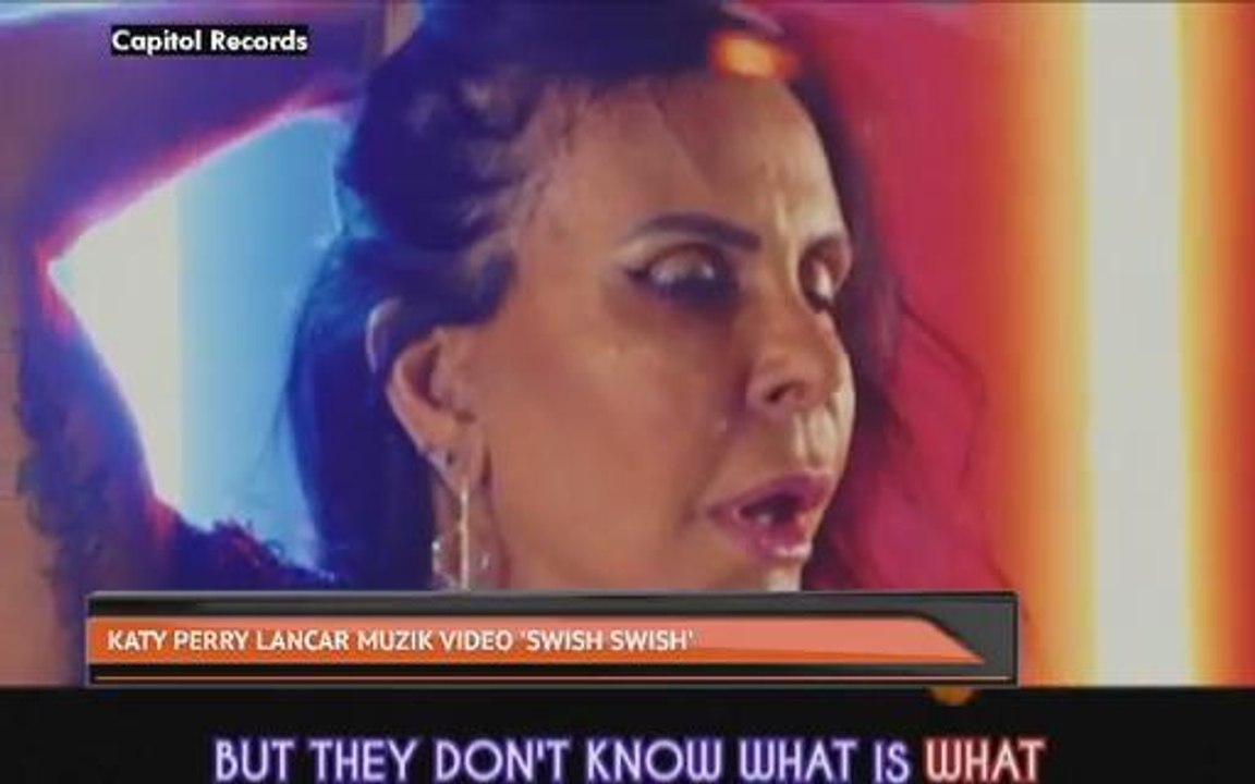 Katy Perry lancar muzik video "Swish Swish"