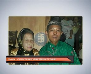 Pemuda 16 tahun kahwini nenek berusia 71 tahun