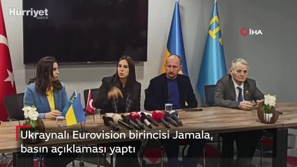 Ukraynalı Eurovision birincisi Jamala, basın açıklaması yaptı