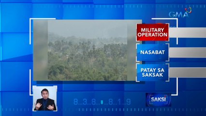Militar, naglunsad ng airstrike laban sa grupong Daulah Islamiyah Maute Group sa Lanao del Sur | Saksi