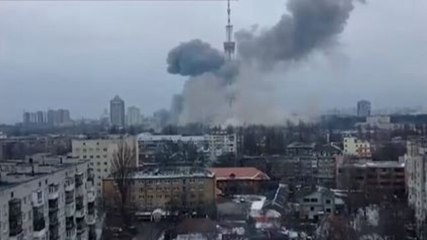 Russia attacks TV tower in Kyiv