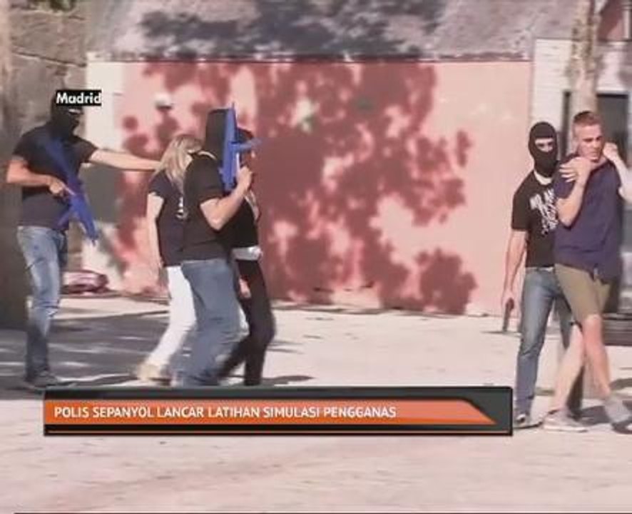 Polis Sepanyol lancar latihan simulasi pengganas