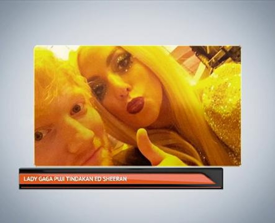 Lady Gaga puji tindakan Ed Sheeran - Video Dailymotion