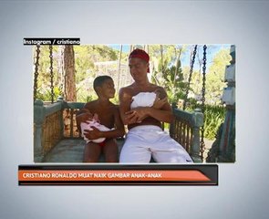 Cristiano Ronaldo muat naik gambar anak-anak