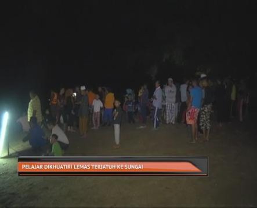 Pelajar dikhuatiri lemas terjatuh ke sungai