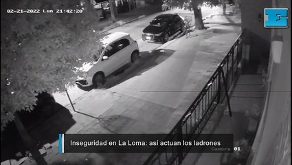 Inseguridad en La Loma así actuan los ladrones