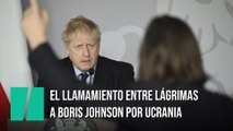 Una periodista reprocha, entre lágrimas, más acciones contra Rusia a Boris Johnson