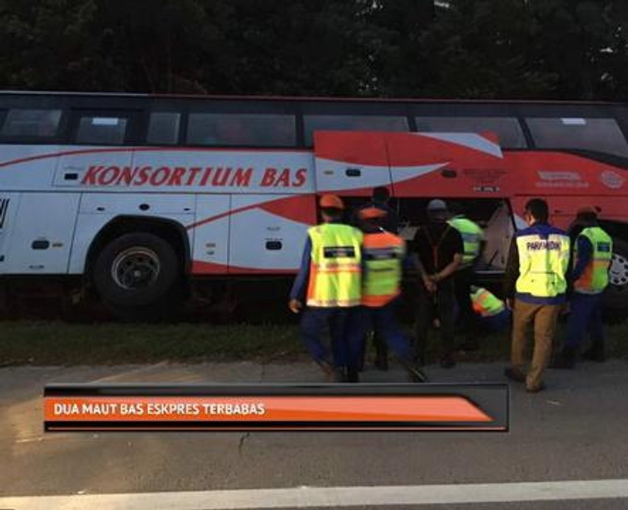 Dua maut bas eskpres terbabas