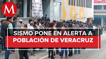 Evacuan edificios de manera preventiva tras sismos en Xalapa, Veracruz