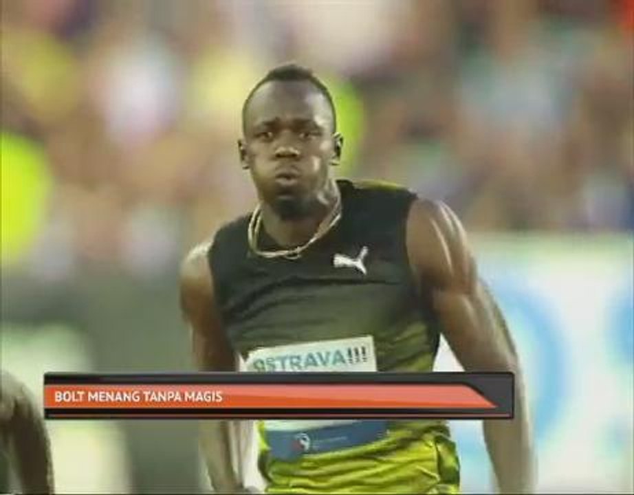 Usain Bolt menang tanpa magis