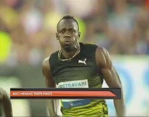 Usain Bolt menang tanpa magis