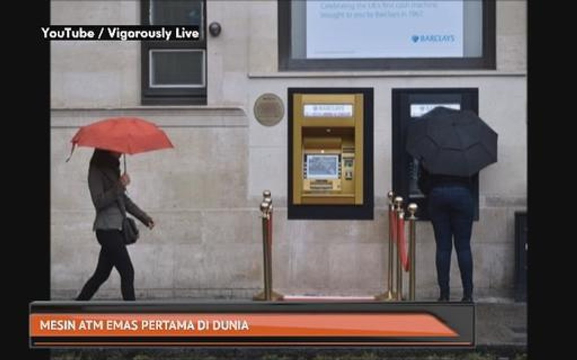 Mesin ATM emas pertama di dunia