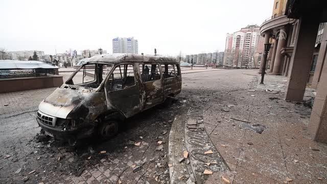 Rusya ile Ukrayna arasındaki çatışmada siviller zarar görüyor (1)