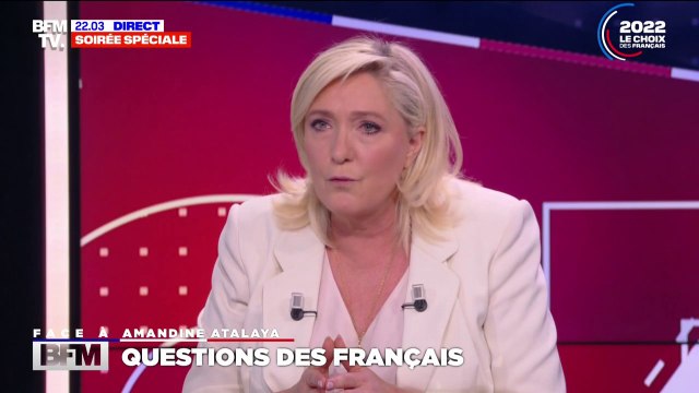 Marine Le Pen souhaite qu'il y ait plus d'heures de français et de mathématiques à l'école primaire