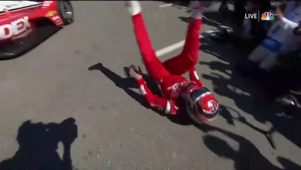 IndyCar Series St Petersburg 2022 Final Lap McLaughlin Vs  Palou First Win Falls Victory Circle