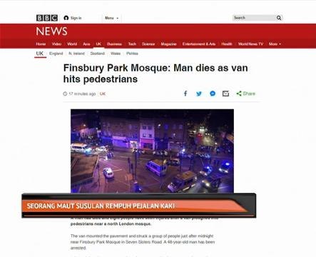 Seorang maut susulan rempuh pejalan kaki