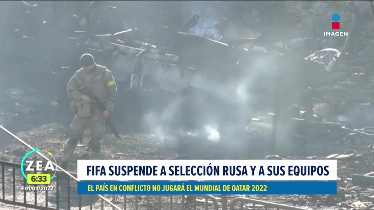 FIFA: Suspende oficialmente a Rusia