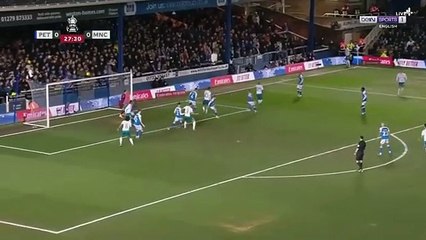 ملخص وأهداف مباراة مانشستر سيتي وبيتربوره