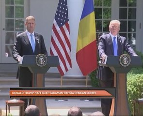 Donald Trump nafi buat rakaman dengan Comey