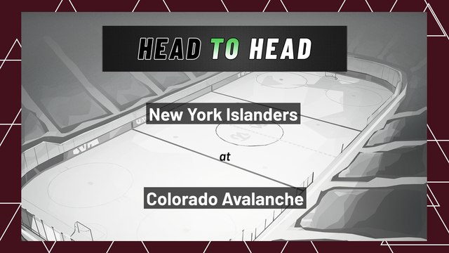New York Islanders At Colorado Avalanche: First Period Moneyline
