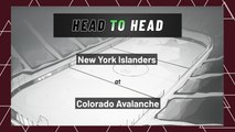 New York Islanders At Colorado Avalanche: Moneyline