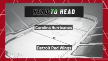 Carolina Hurricanes At Detroit Red Wings: Moneyline