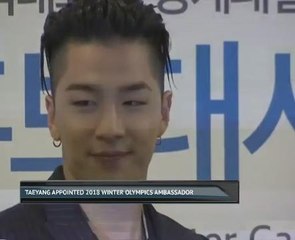 Taeyang appointed 2018 Winter Olympics ambassador