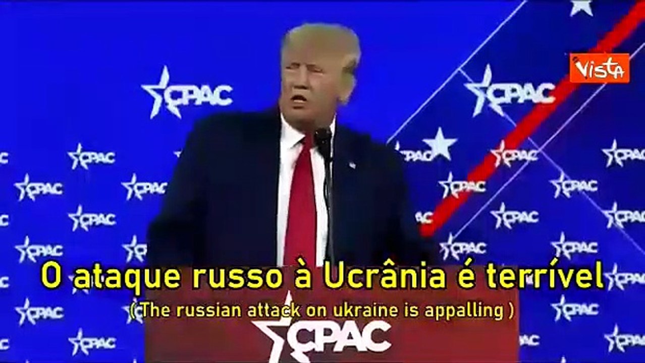 Trump sentencia: Biden é a catástrofe
