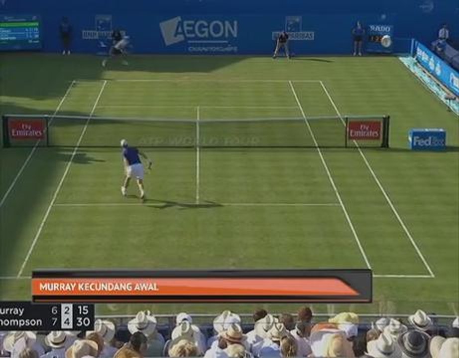 Murray kecundang awal