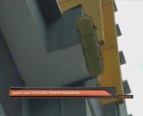 Wanita maut dipercayai terjatuh pangsapuri