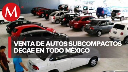 Vehículos subcompactos en enero registran la venta más baja en 17 años