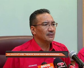 DOJ dinasihat ambil tindakan, bukan hanya beri kenyataan