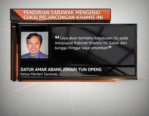 Pendirian Sarawak mengenai cukai pelancongan Khamis ini