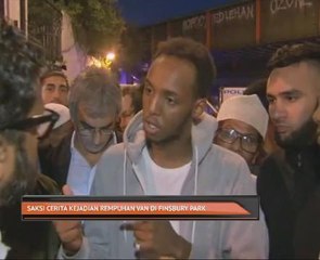 Saksi cerita kejadian rempuhan van di Finsbury Park